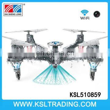 2.4G wifi waterproof rc drone quadcopter toy with camera