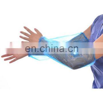 transparent single use PE arm cover for food industry length 40cm width 20cm