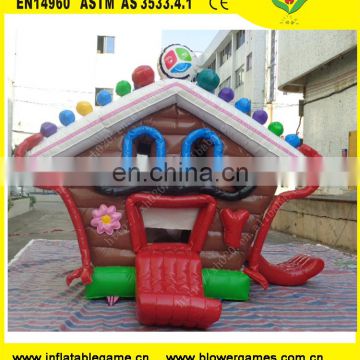 Fashion design Grimace house inflatable bouncer jumping castle