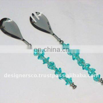 Beaded Salad Server