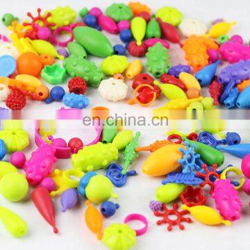 2017 DIY Fun Toys Beads Jewelry Maker Plastic Gift for Girl photo-6