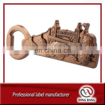 OEM High Precision Collection Type Custom Metal Sentosa Travel Souvenir 3D Bottle Opener