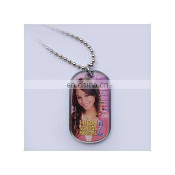 Custom Logo Printed Gold Metal Blank Dog Tag photo-4