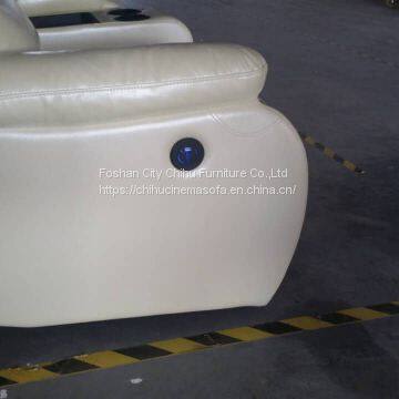 Home Theater Recliner Cinema Sofa,power Recliner Genuine Leather Recliner Sofa for Cinema Hall photo-5