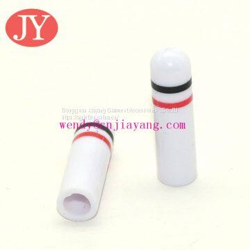 Jiayang White Color Silicone Lace Lock Aglets Tips Cord End