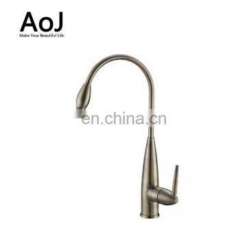 AOJIE Contemporary Single  Hole  High Quality  Brass Sink  Kitchen Mixer Faucet