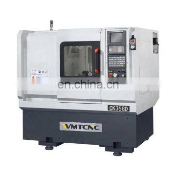 high speed CK35GD 350 mm cnc lathe machine with linear guide and power turret for sale