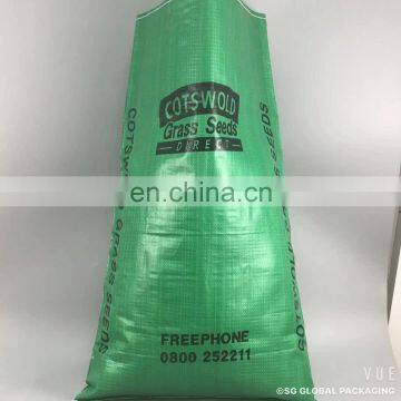 Alibaba China wholesale 50kg printed pp woven seed packaging bags