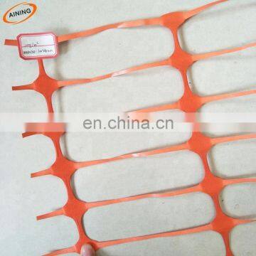 Safety barrier fence orange plastic safety fence