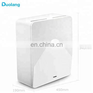 Electric hepa filter air purifiers wall mounted air cleaners for home