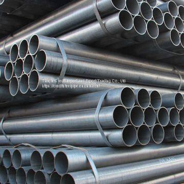 Black Carbon Welded Steel Pipe ERW Steel Pipe Welded Furniture Pipe