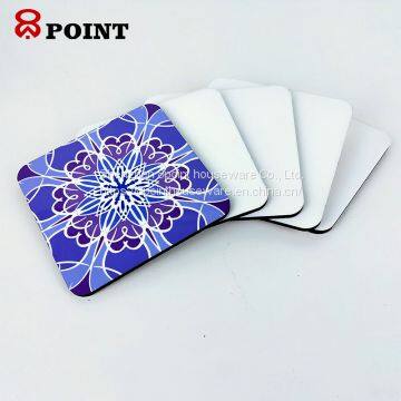 Sublimation Printing Wooden Coaster With Cork Back photo-5