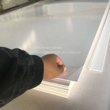 PVC foam sheet with clear PE film