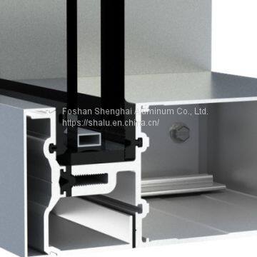 Aluminum Profile for Curtain Wall Insulation Board Accessories Aluminum Window Frames photo-2