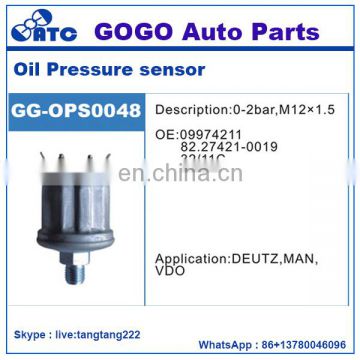 0-2bar M12*1.5 Oil Pressure Sensor for DEUTZ VDO MAN OEM 09974211 82.2741-0019 32/11C