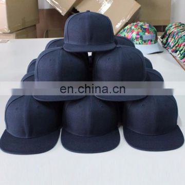 Blank Adjustable Flat Bill Plain Snapback Hats Caps