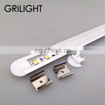 6063 aluminum led strip aluminum profile with end cap mounting clip