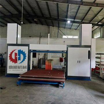 Servo Motors Control Horizontal CNC Contour Foam Cutting Machine