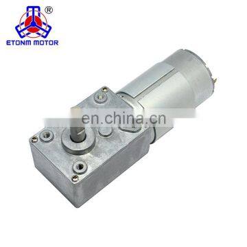 24V wide used worm gear dc motor with flexible operation