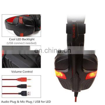 Golden Sky Factory Price Wired Electronic Sports Headphone Headset Gaming Computer Earphone Headband With Microphone Wholesale photo-3