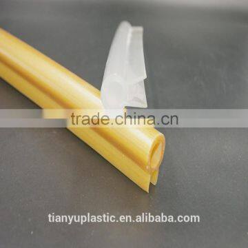 transparent material good quality PVC OEM extrusion profile,pvc para ventanas