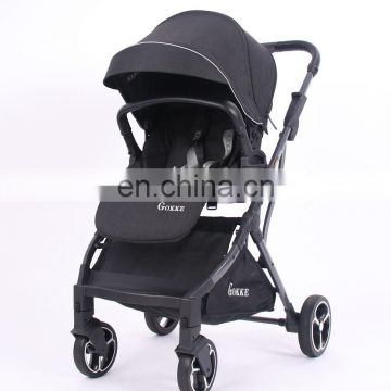 Easy Folding Portable High Landscape Baby Poussette Strollers with Storage Bag