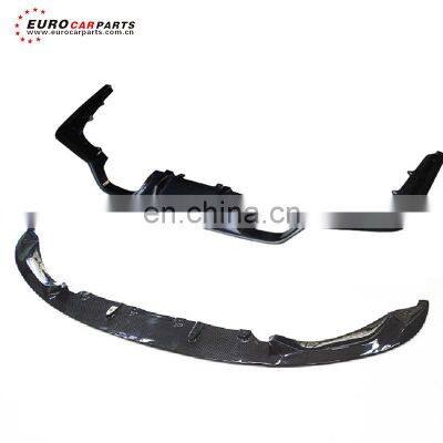 mseries f80 f82 f83 front lip and rear diffuser body kit fit for f80 f82 f83  3d style wide style carbon finber front lip rear