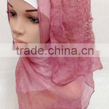 S110 latest design handmade muslim long scarf