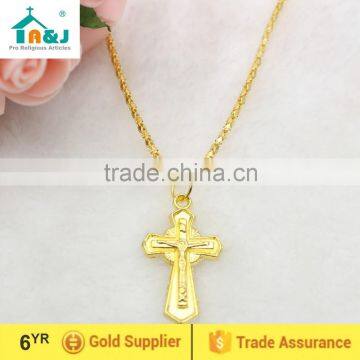 Wholesale gold color crucifix pendant