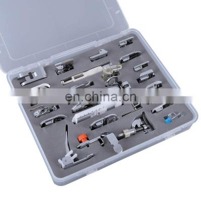 Home 52Pcs Tool Sets Domestic Sewing Machine Mini Jeans Sewing Machine Braiding Blind Stitch Darning Presser Foot Feet Kit Set