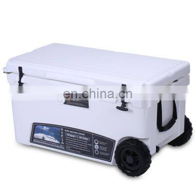 Gint New Design LLDPE Rotomolded Cooler Box customized  color with PU 70QT for outdoor