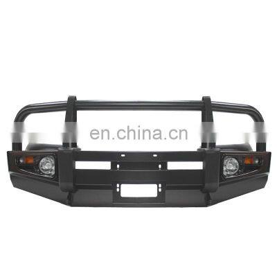 Black Textured Steel Front Bumper for Vigo NP300 Revo Bumper 4X4 Parts Offroad Accessories