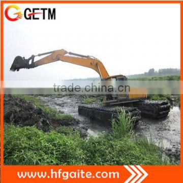 Dredging machinery amphibious excavator with premium engine