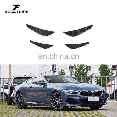 2021 NEW 8 Series Dry Carbon Fiber G15 Front Canards for BMW G16 G15 G14 840i M850i M Sport