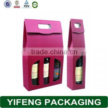 Creative Christmas Gift Wine Box With Window