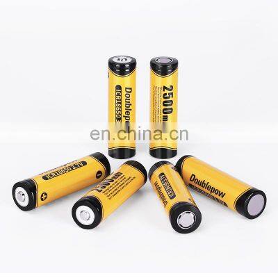 High Capacity Li-ion akku 3.7V 2500mah Lithium ion Cell 18650 Battery