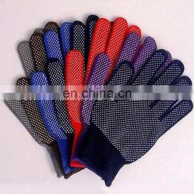 13Gauge Nylon Knit Firm Grip PVC Dotted Work Gloves