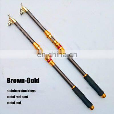2.1-3.6m In Stock Wholesale Cheap TELESCOPIC FISHING ROD Saltwater and Freshwater FISHING POLE FIBERGLASS FISHING ROD photo-4