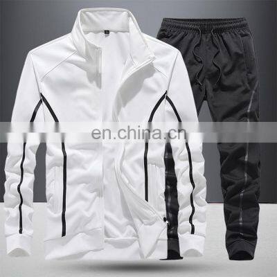 2021 New Products Zip Up Men Track Suits Custom Logo Tracksuit For Men