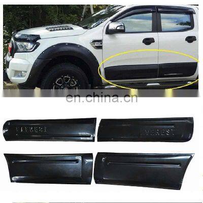 Auto Accessories ABS Material Door Moulding Cover Replacement Door Protection Sills For Everest 2015+