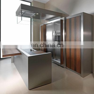 304 aluminium stainless steel kitchen cabinet frame