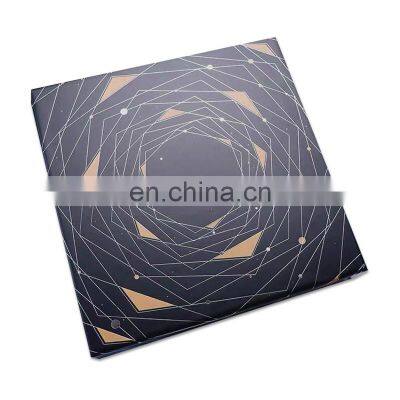 European Union Standards Acrylic Tray Rigid Cardboard Chocolate Box With Clear Lid