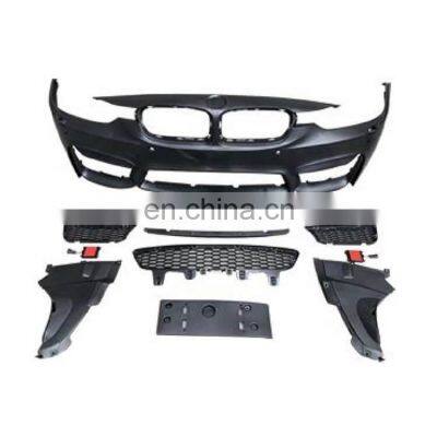 auto body parts car accessories M3 F30 front bumper Body kit Grill W/O hole for BMW 3 series F30 M3