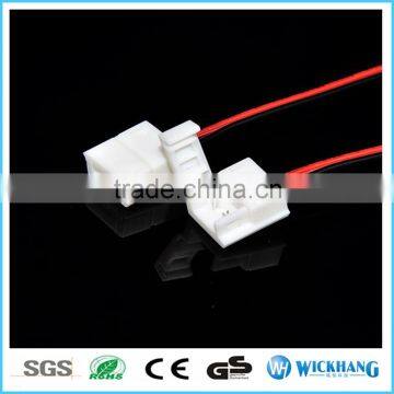 Waterproof IP 65 15cm Extend Cable 8mm 2pin One Clip PCB FPC Solderless Connector for SMD 3528 LED Strip Light photo-5