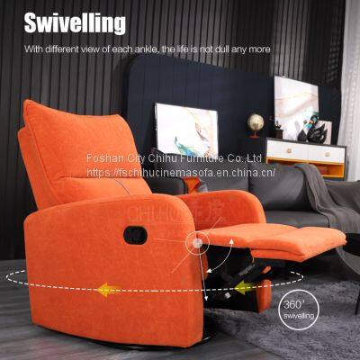 Hot Sale Living Room Furniture Fabric Manual Recliner Sofa Chair photo-5