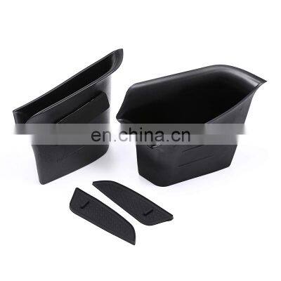 For BMW New 5 Series G30 2017 2018 Plastic Car Door Storage Box Phone Tray Accessories with Mat