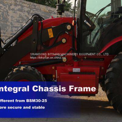 2.5ton Integral Chassis Frame Backhoe Loader photo-2