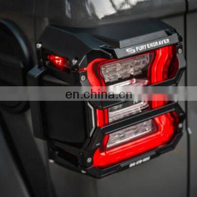 Fury Engraver Taillight Cover for Jeep Wrangler JK &JL Aluminum Rear Light Cover 4x4 Accessory Maiker Manufacturer