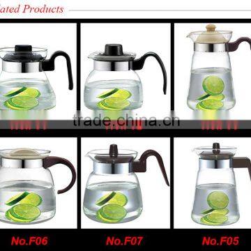 Glass Juice Pot Hand Made Borosilicate Glass Water Pithcer Glass Jug photo-2