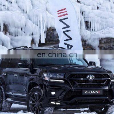 Runde Top Quality For 2018+ Toyota Land Cruiser 200 Upgrade KHANN Style Body Kits Front Bumper Rear Bumper